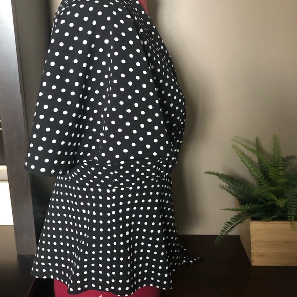 Polka dot wrap shirt. Great for office. Great price. - Picture 5 of 8